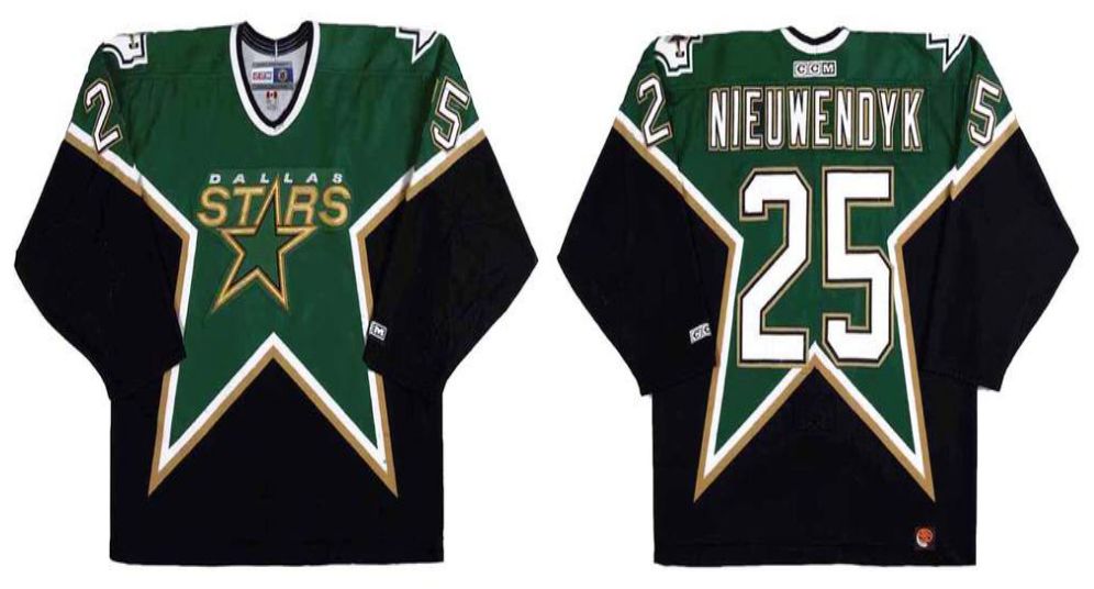 2019 Men Dallas Stars 25 Nieuwendyk Black CCM NHL jerseys